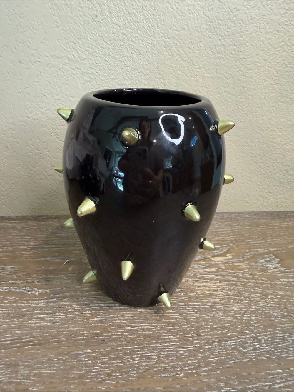 NEW Target Bullseye Playground Halloween 2026 Black Spike Vase